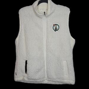 Antigua Boston Celtic NBA Full Zip Sherpa Vest
Sherpa Teddy Fleece W‎ Size 2XL